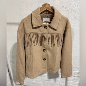 Tilly's Tan Fringe Jacket